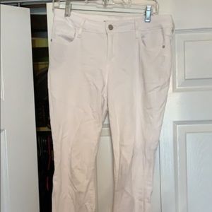 White skinny jeans!